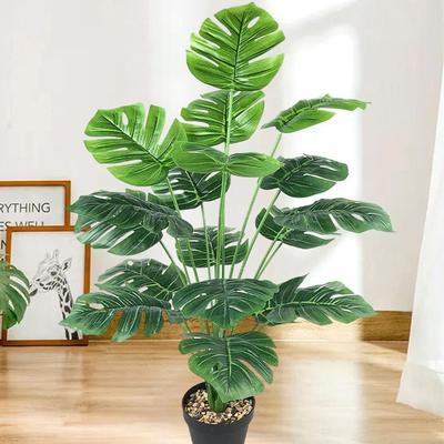 Large Artificial Tropical Palm Branches Tropical Plants Artificial Plants  Home Garden Decor