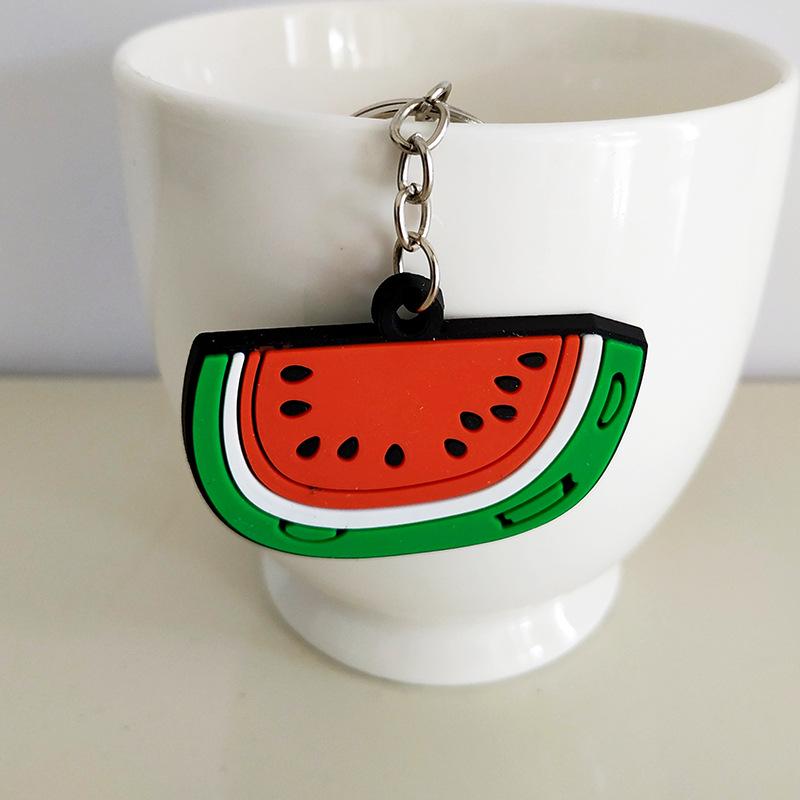 Creative Fruit PVC Soft Rubber Keychain Pendant - Small Gift