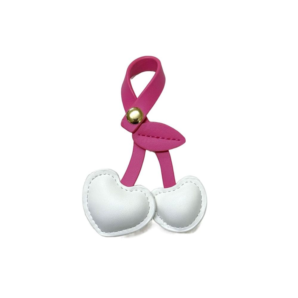 Love PU Leather Hanger PU Leather Bag Pendant Trendy Keychain  Bag Ornament