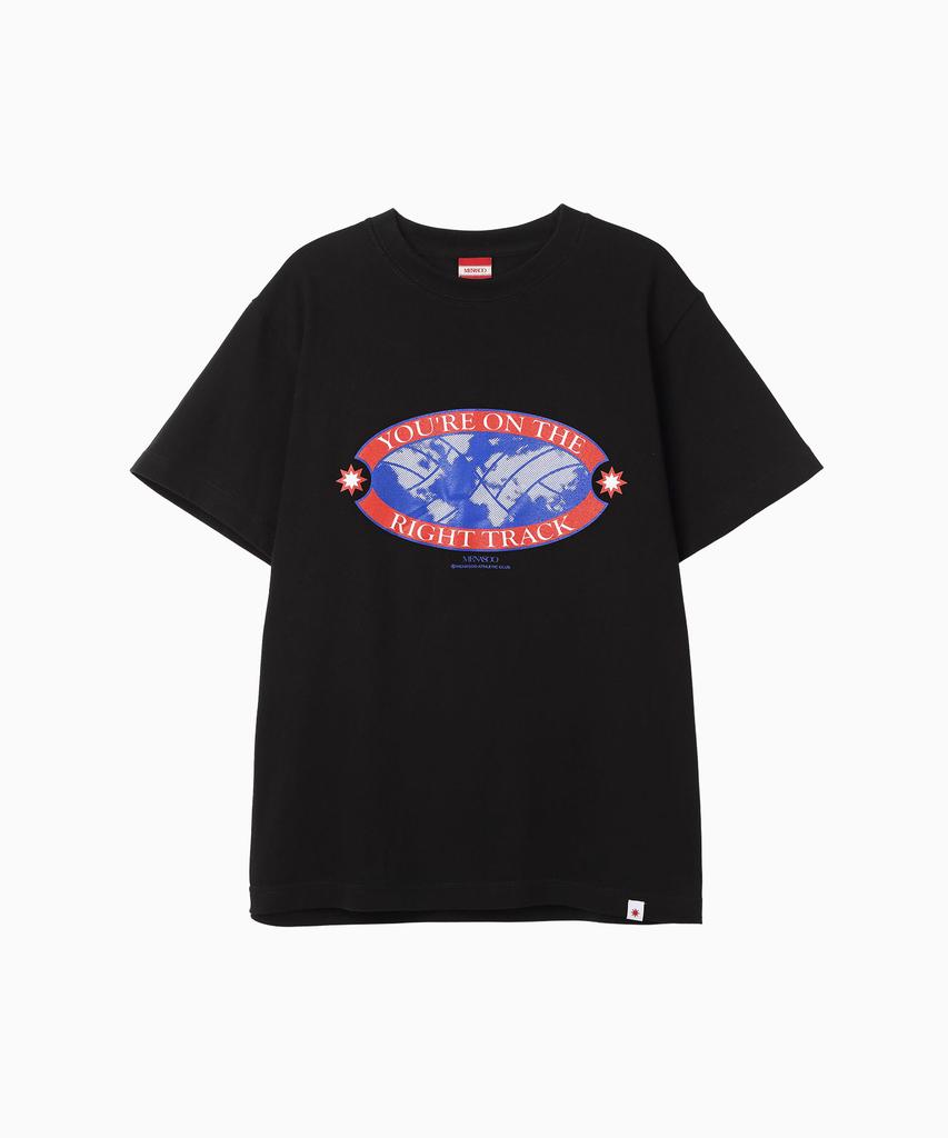 Minasu Right Track T Shirt_Black