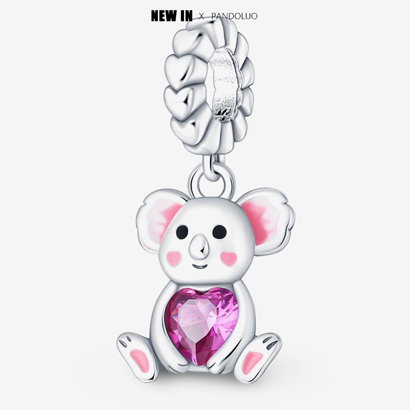 New In Copper Cute Pet Animal Shapes Charm Beads Fits Pandach Original Charms Bracelet For Women Pendant Bead Jewelry