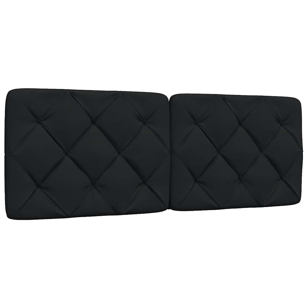Bed Frame with LED Lights Without Mattress Black 120x200 Cm Fabric