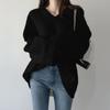 Fat Mm Loose Fit Oversized Sweater for OuterwearWomen's Autumn and Winter Versatile Base Knitted Sweater Top for Women