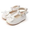 2024 Classic Style Patent Leather Baby Princess Bow Shoes Toddler Shoes