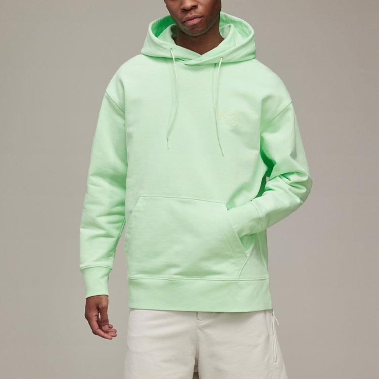 Y-3 Sweatshirts Men's Green Hooded Moderate Regular HG6219