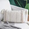 Bedroom Decorative Boho Woven Tufted Tassel Throw Pillow Cushion Cover Pillow Shell Pillowcase