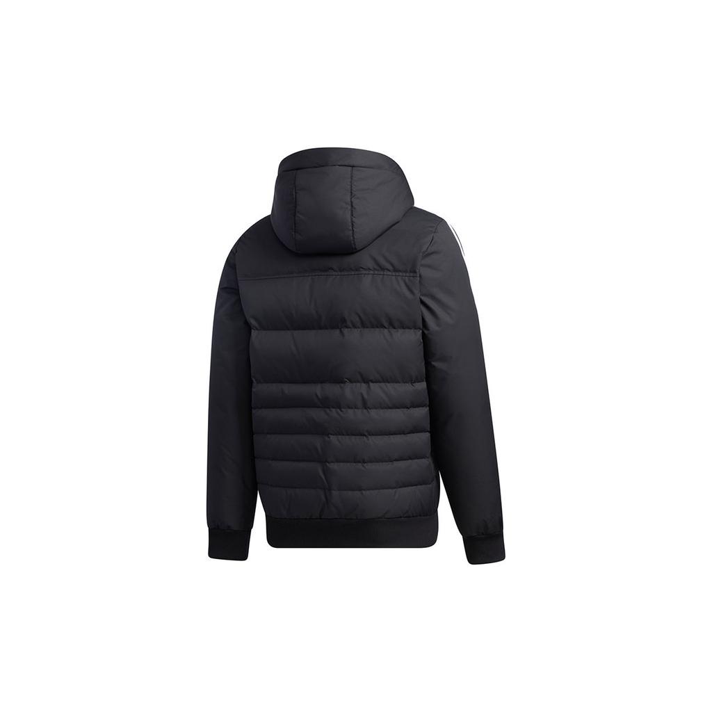 Adidas Neo Sport Down Puffer Jacket With Hood Men Outerwear Black GJ8821