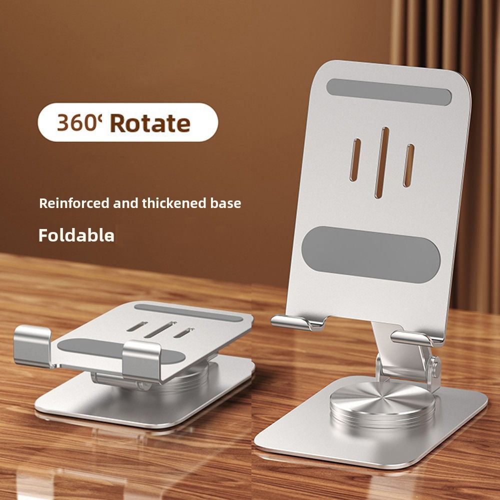 Folding Adjustable Phone Holder 360 ° Rotating Table Cell Phone Stand  Universal Bracket
