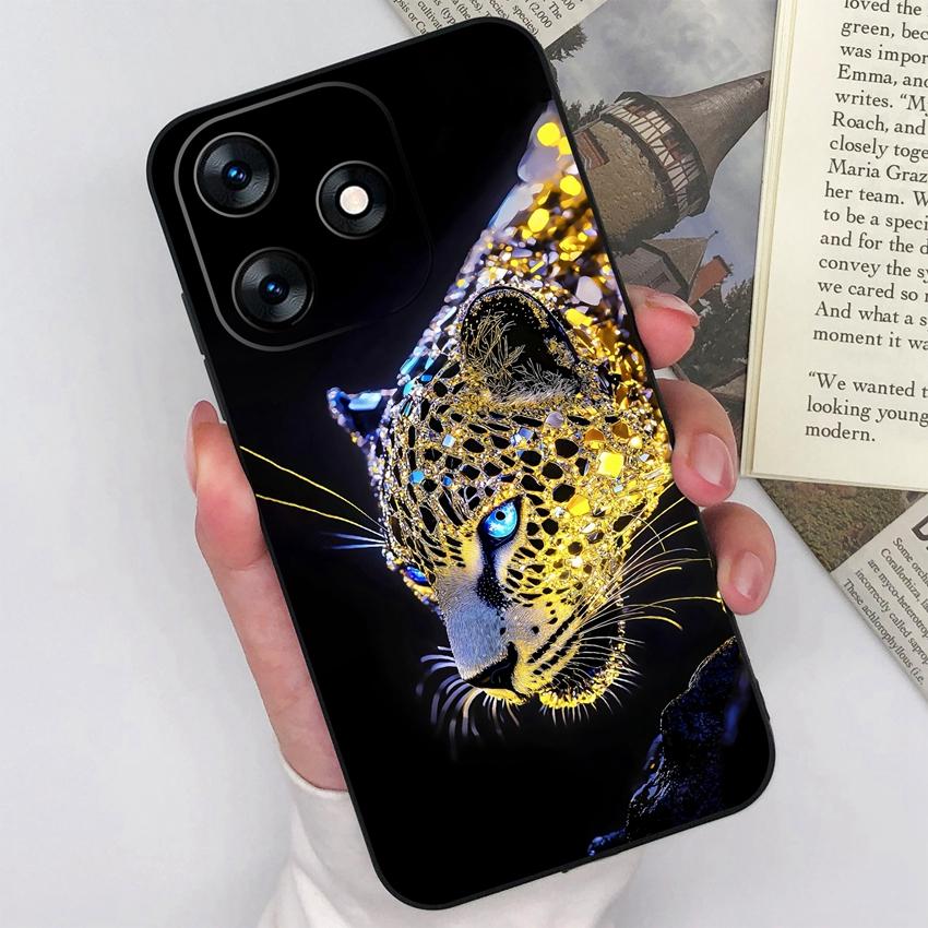 For Tecno Spark 10 9 8 7 5 Pro 4 5 Air 8C 8P 7P 7T Phone Case Pretty Bow Patterns Soft Matte Silicone Anti Slip Durable Fashion Shell For Tecno Casing