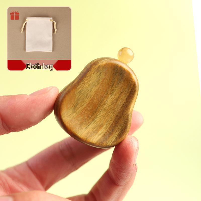 Purple & Green Sandalwood Massage Comb and Scraper – Portable Full-Body Muscle and Bone Massager