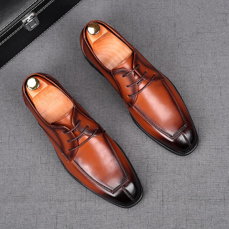 

Мода Роскошная Мода Новые Мужские Белые Коричневые На Шнуровке Лакированная Кожа Балетки Туфли Джентльмен Дизайнер Выпускной Бал Свадебное Платье Обувь 38