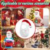 1PC novel Christmas hat (with plush beard), exquisite Santa Claus role-playing, suitable for Christmas surprise gifts