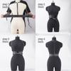 Cintura Moda Donna Stile Street Punk Decorativa Fascia Vita Regolabile Bretelle a Clip Corsetto Imbracatura Accessori Abbigliamento Gotico