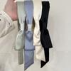 Solid Color Bow Headband Korean Style Hair Hoop All-match Ribbon Hair Band  Decoration