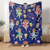 Sakura Kinomoto Print Flannel Blanket High Quality Warm Comfortable Cover for All Seasons Perfect for Gifts Home Decor