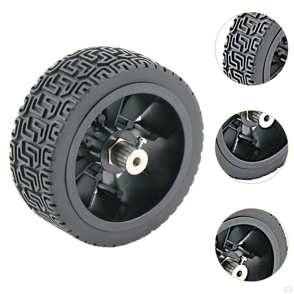 Model Vehicle Accessory, Rubber Wheel Replacement Part for Toy Car Tire