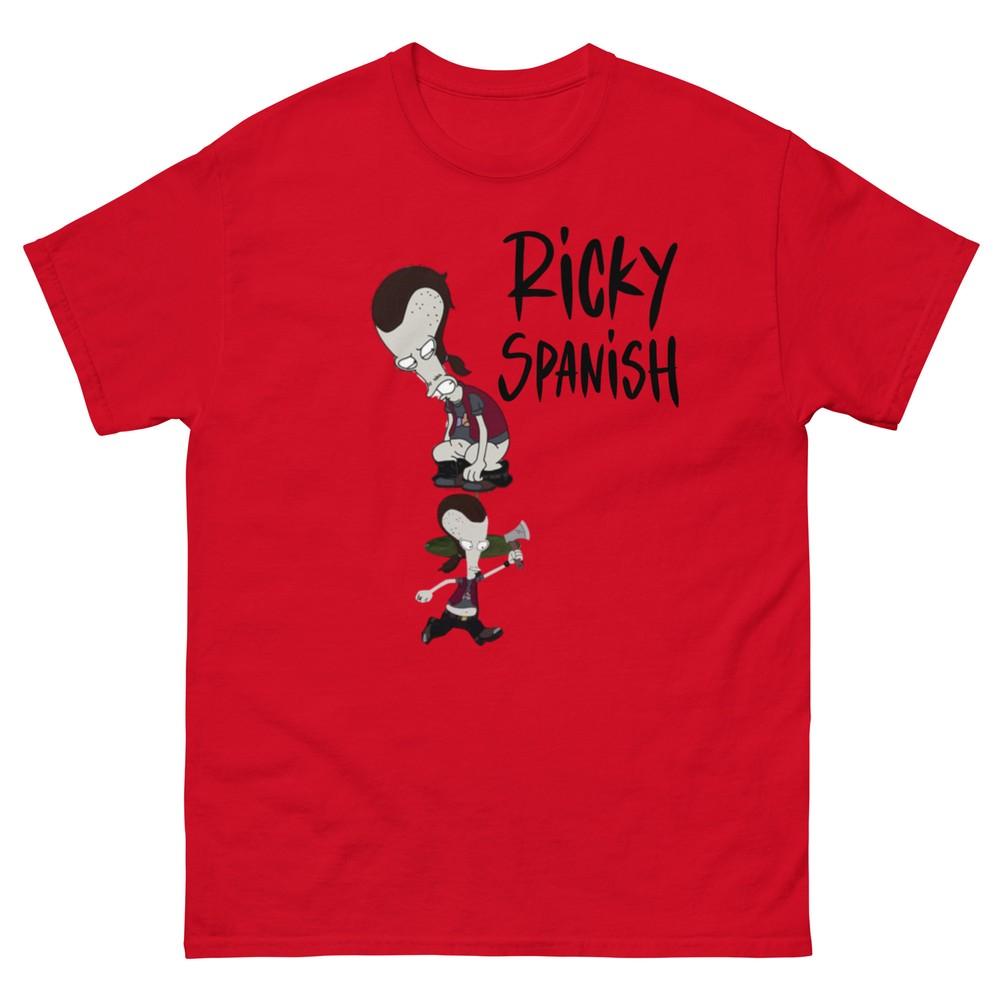 Unisex Ricky Spanish Tee, Funny Shirts, Roger Smith, Retro American Dad T-shirt Unisex T-Shirt S