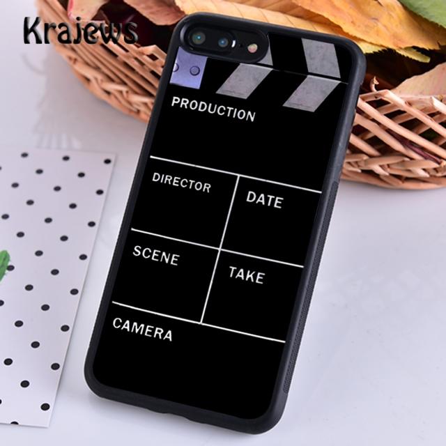 Film Movie Clapperboard Clapper Board Phone Case For iPhone 14 5s 6s 7 8 Plus X XR XS 11 12 13 Pro Max Samsung S21 S22 Ultra