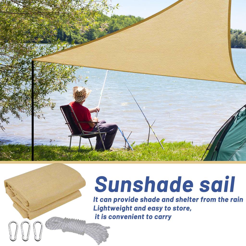 Sunshade , Sand Color, Sunshade UV , Suitable For Patio, Backyard, Garden, , Outdoor Facilities And Events