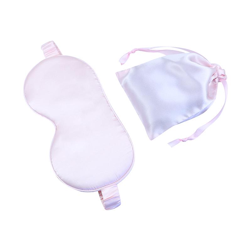 Hedvábná oční maska 16 momme s úložným sáčkem na spaní