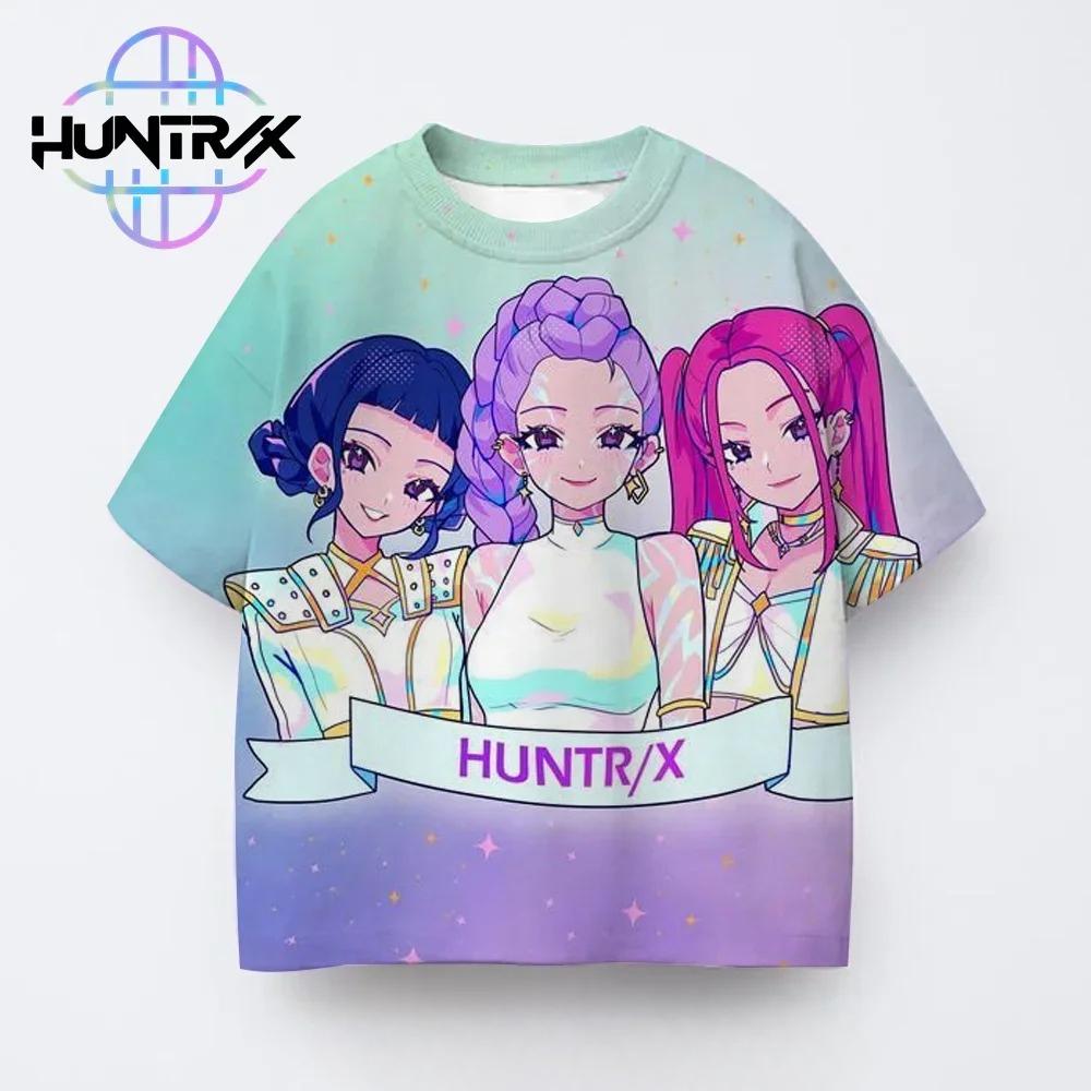 T-Shirts Girls Children's Cartoon Printed Fashion Short Sleeve T-Shirt Casual Fashion Summer Girls Short Sleeve Clothing Top