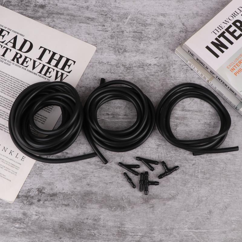 Windshield Wiper Washer Nozzle Hose With Connector Kit T Y I 3 Types Joint Windscreen Spray Jet Water Hose Fluid Tube Joiner