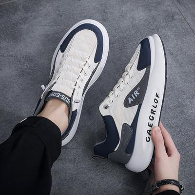 Trend Luxusschuhe Mann Atmungsaktiv Plateau Herren Freizeitsneakers Outdoor Luftkissen Laufschuhe Canvas Zapatos Hombre