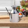 Durable Nonrust Steel Condiment Bottle Feature High Temperatures Resistance And Drip Proof Spouts For Healthy Cooking