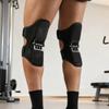 Vbosi 1 Pair Adjustable Knee Brace With Triple-Spring Booster Men Women Rebound Stabilizer For Sports Training & Squat Support