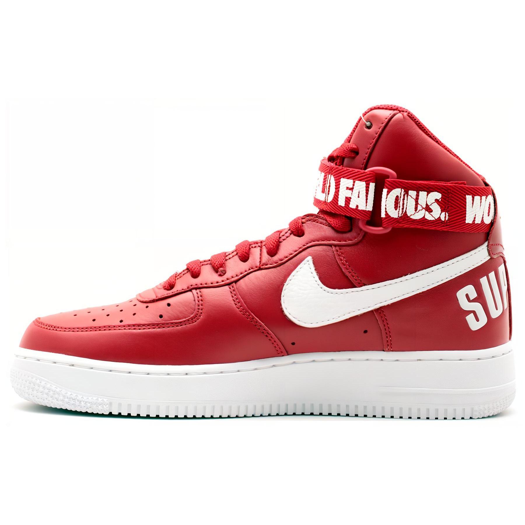 

Nike Air Force 1 High Supreme World Famous Red 698696-610 43