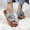 Trend Anti Slip Sandals Wear-resistant Comfortable Shoes Women Slippers Soft Sole Flat Heel Slippers Home Slides Women