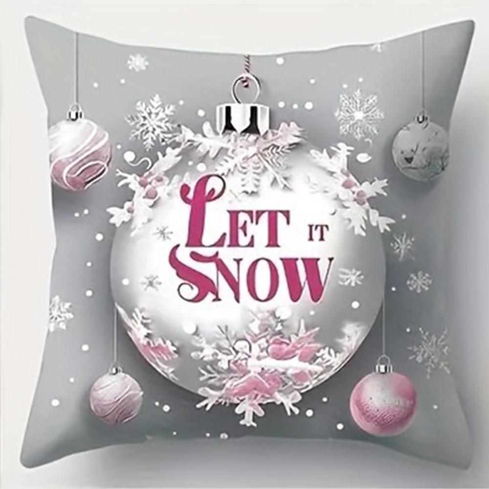 Weihnachtsdekoration Kissenbezug Weihnachtszwerg Schneemann Kissenbezug Sofakissen Suite Zimmer Wohndekoration Neujahrsgeschenk