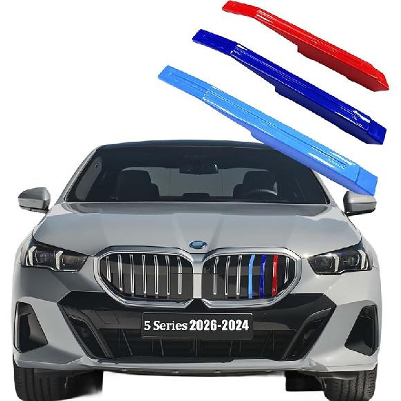 Automotive Grille erts for BMW 5 Series Sedan G30 G31 G38 2017- 520i 530i 540i 550i (Fit Only 9 Beam),Front Grill Accessories