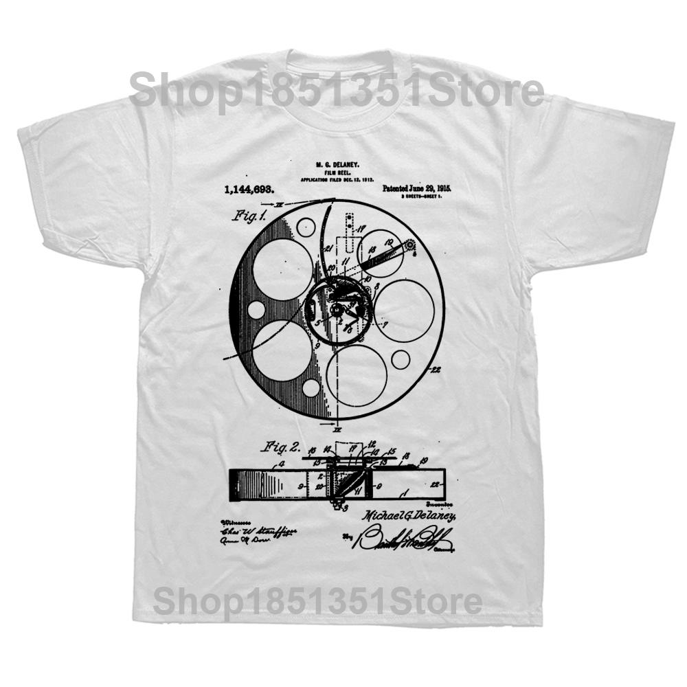 Funny Retro Vintage Camera Filmmaker T Shirts Cotton Short Sleeve Photographer Grandpa Daddy Father Days Film Tshirt S