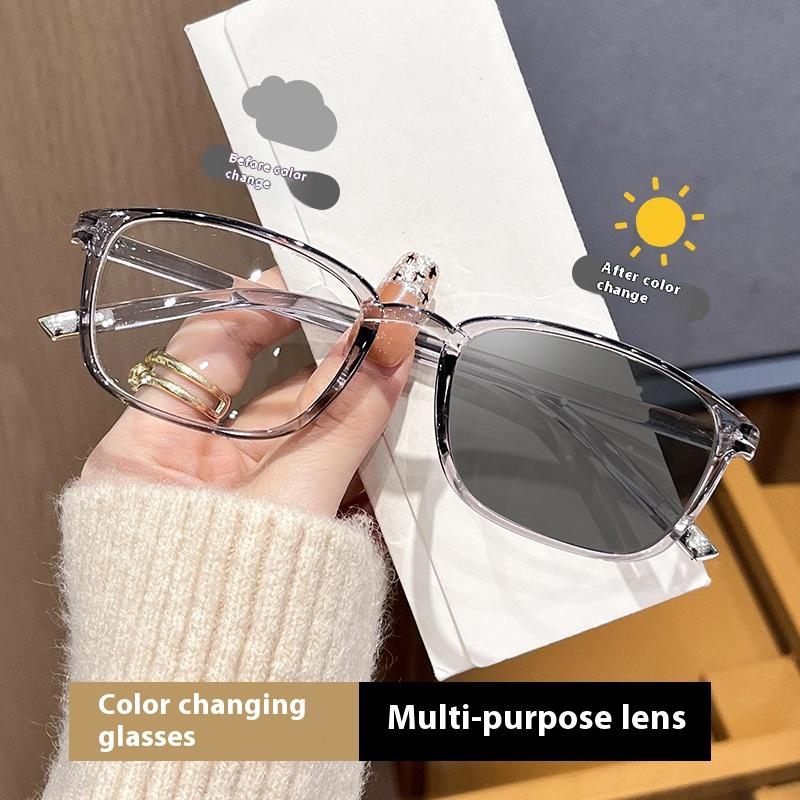 Photochromic Reading Glasses 0 to +4 0 Anti Blue Light UV Protection Presbyopia Glasses for Men Women