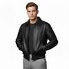 Motorcycle Jacket Lambskin Leather Bomber Black Men's Handmade Genuine Stylish