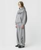 PRINOAR Slow And Soft String One-Pleat Wide Pants - Melange