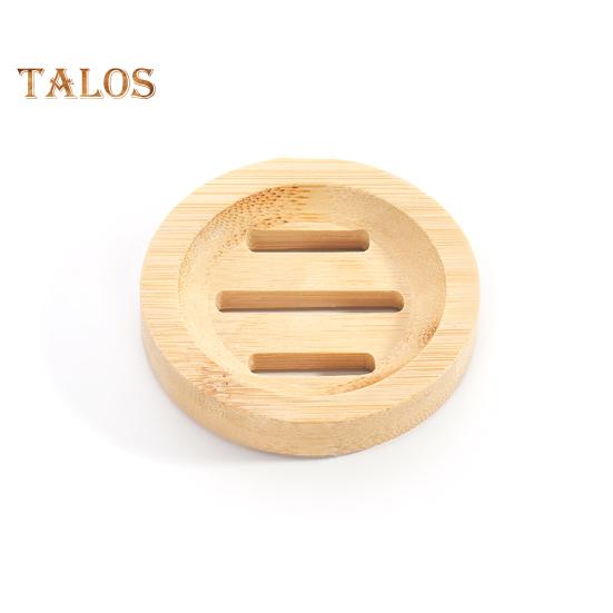 Suport Cutie Săpun Durabilitate Ridicată Nu se Deformează Ușor Ușor de Curățat Cutie Bambus Tăviță Suport Săpun Decorativ din Lemn cu Drenaj