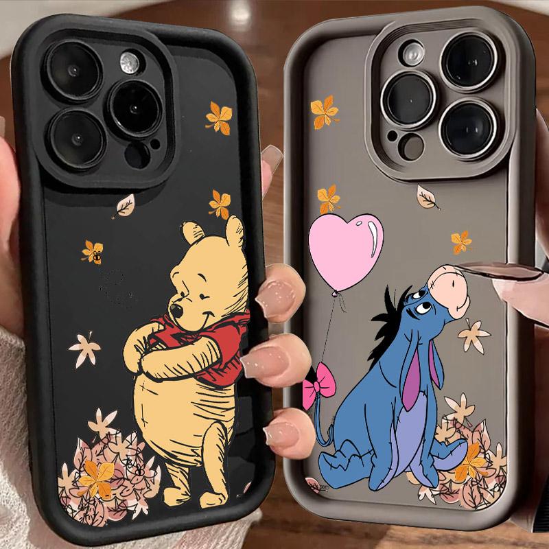 Winnie The Pooh Winnies Eeyore Phone Case For iPhone 17E 11 12 13 14 15 16 17 Pro Max Fundas 17 Air Plus 16e 13 Mini Back Cover