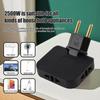 3 In 1 Us Zu Eu Stecker 180 Grad Drehbarer Steckdosenkonverter Europäischer Verlängerungsstecker Mehrfachstecker Mini Slim Kabelloser Steckdosenadapter