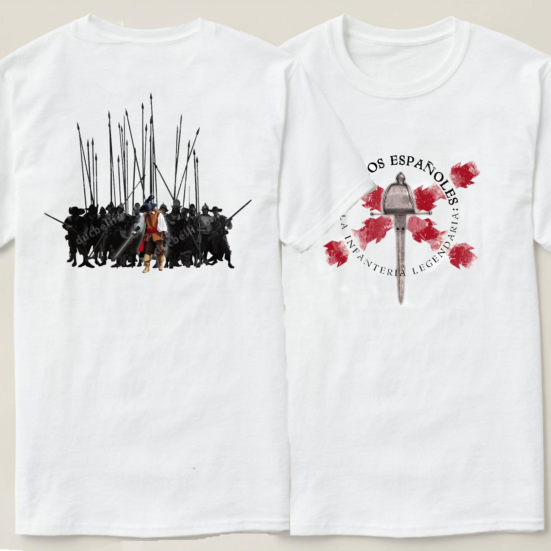 

TERCIOS ESPAÑOLES The Legendary Infantry T-Shirt Short Sleeve Casual 100% Cotton O-Neck Summer Mens T-shirt Size S-3XL 4XL