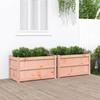 VidaXL Planters 2 Pcs Solid Douglas Wood 837466