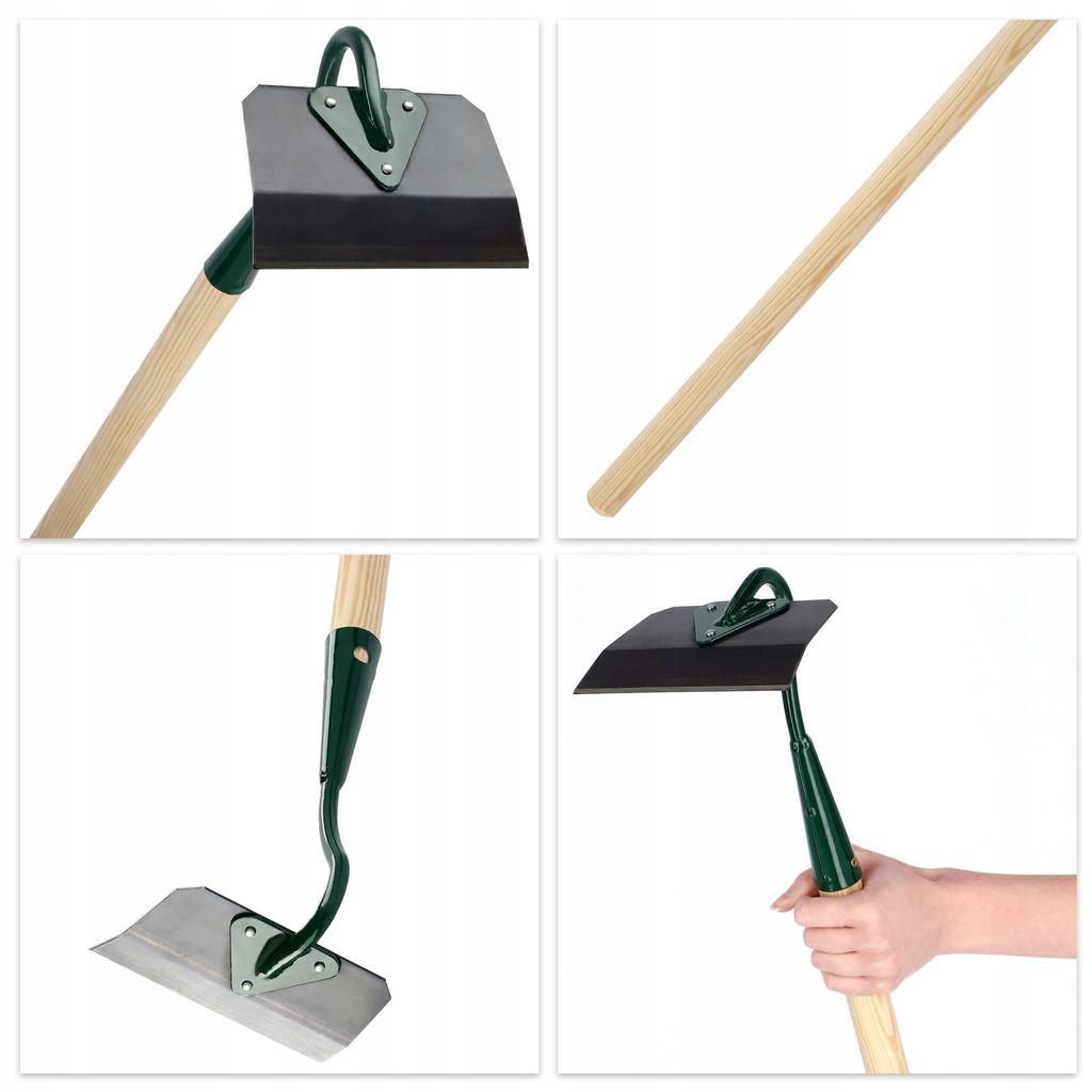KADAX Large Hardened Hoe With Handle Garden