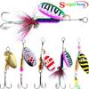 Fishing Sequins Wobber Spoon Fishing Baits with Sharp Hooks for Carp Fishing Fishing Accessories
