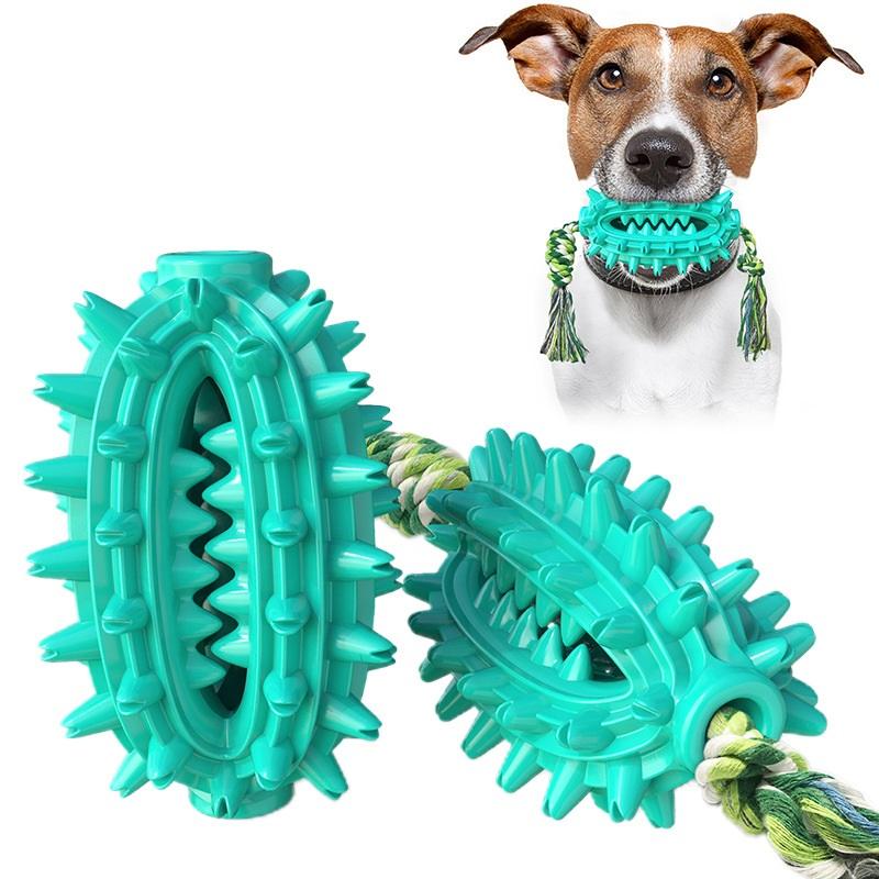 Dropshipping Puppy Interactive & Movement Toy Rubber Dog Chew Stick with Toothbrush Design