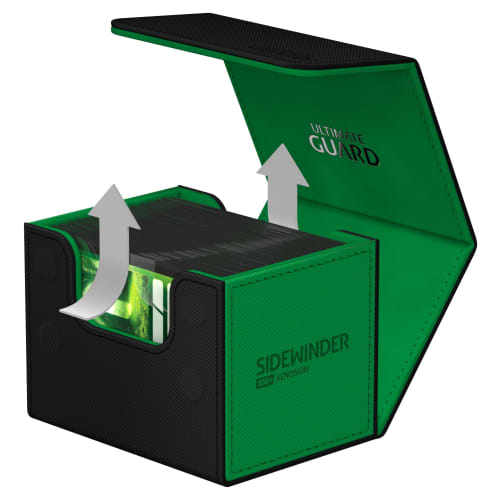 Ultimate Guard Sidewinder 100+ Xeno Skin Synergy (Black/Green)