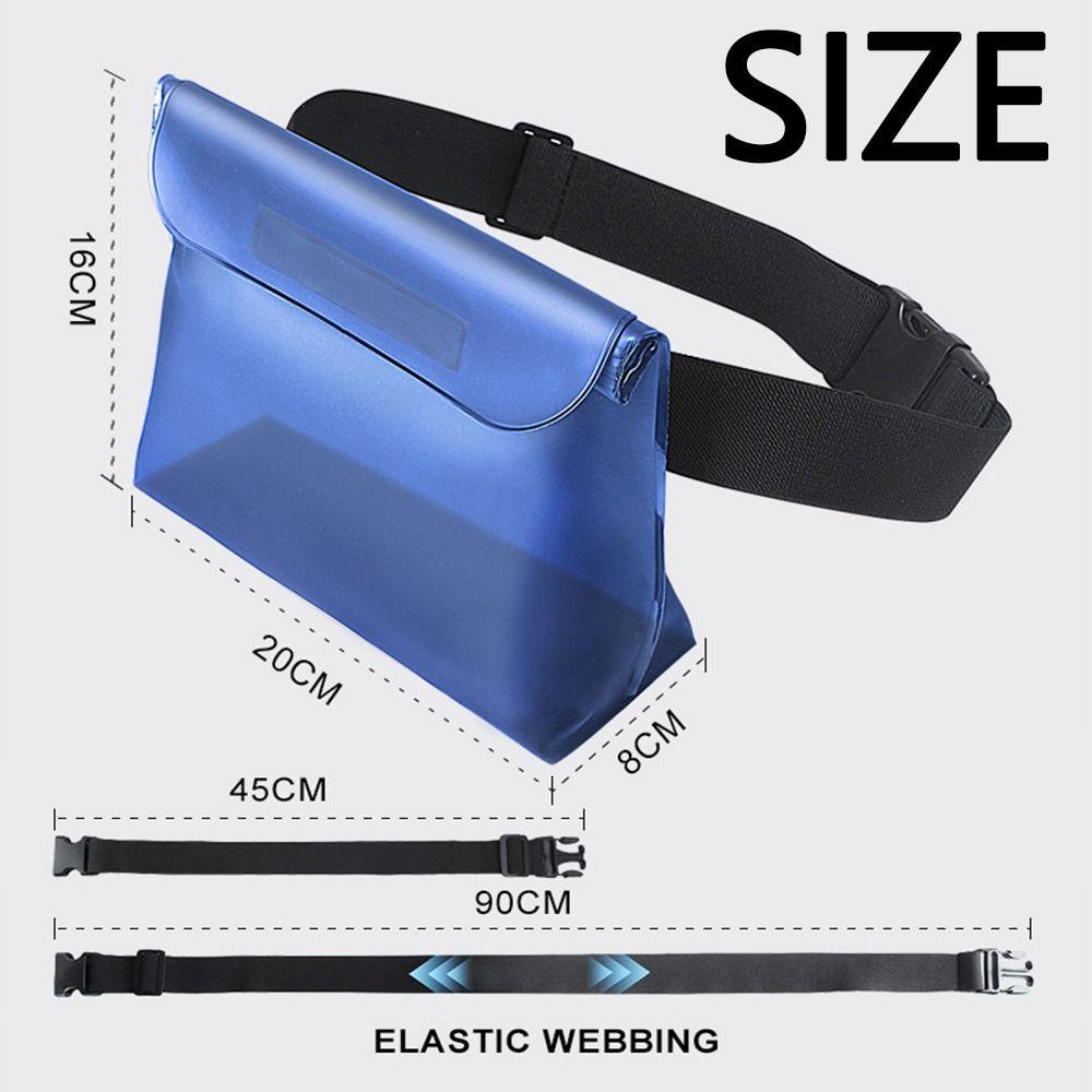 Portable Waist Waterproof Bag Sturdy Waterproof Fanny Bag  Water-sprinkling Festival