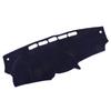 Car Interior Dashboard Anti-Slip Cover Dash Mat Pad Fit For Nissan Versa 2012-2018 Left Hand Drive Black Polyester