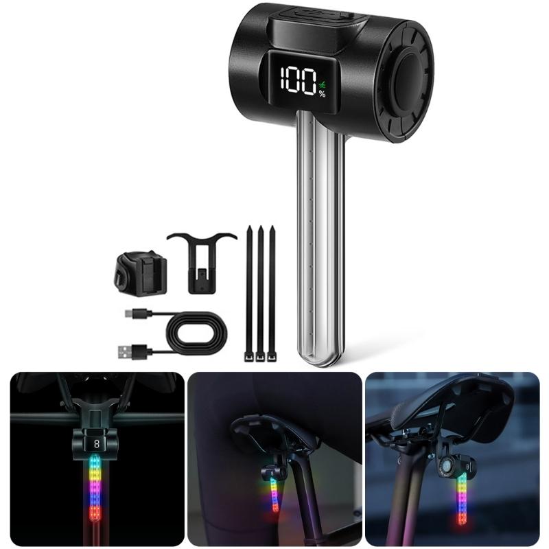 High Brightness LED Bike Back Light Charging Night Cycling Bicycles Taillight for Night Commuters