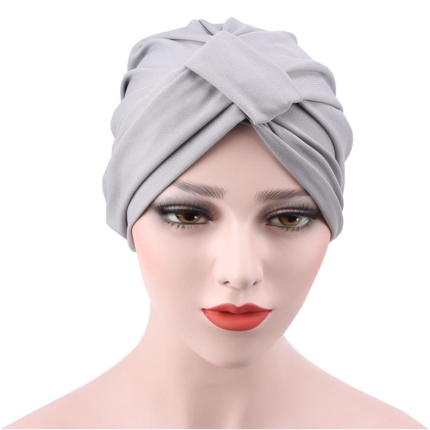 Unisex Solid Color Headscarf: Ear Protection & Yoga Pullover Hat